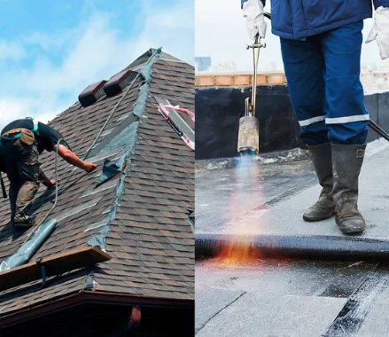 impermeabilización de cubierta con tela asfáltica en San Esteban de Gormaz, Soria